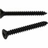 Hillman 6 in. Reflective Black Plastic Nail-On Number 1 1 pc, 3PK 844811